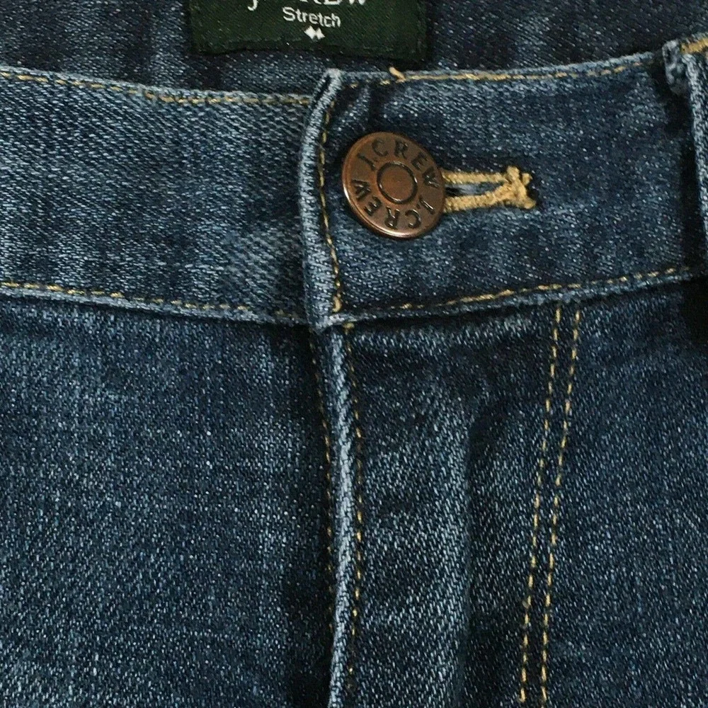J. Crew Jeans Womens‎ Sz 27S Short Matchstick Medium Wash Straight Leg Stretch